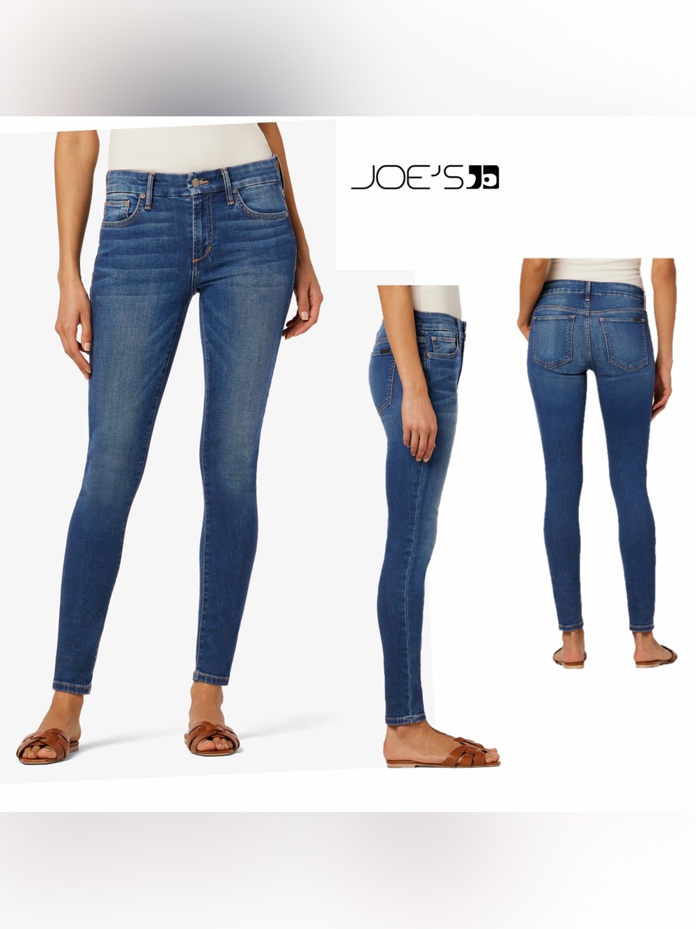 Joe's Jeans Skinny Jeans in Blue Denim